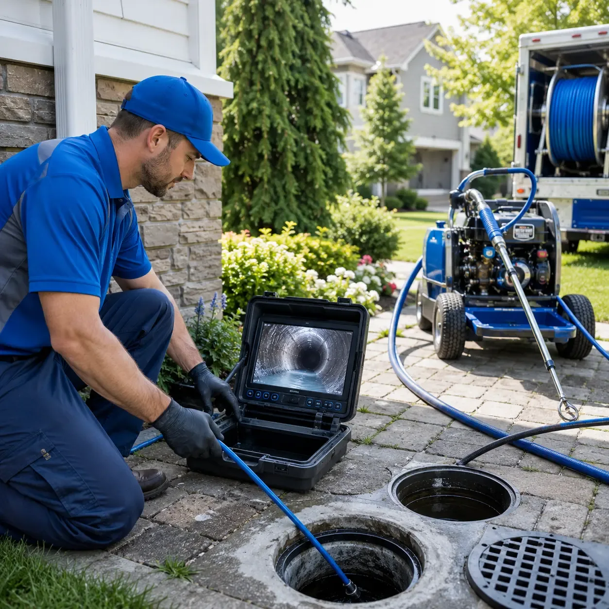 Outdoor drain cleaning professionals serving Lick Creek, KY