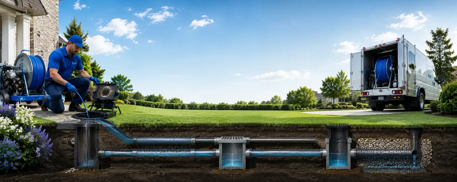 Outdoor drain cleaning information for Lick Creek, KY